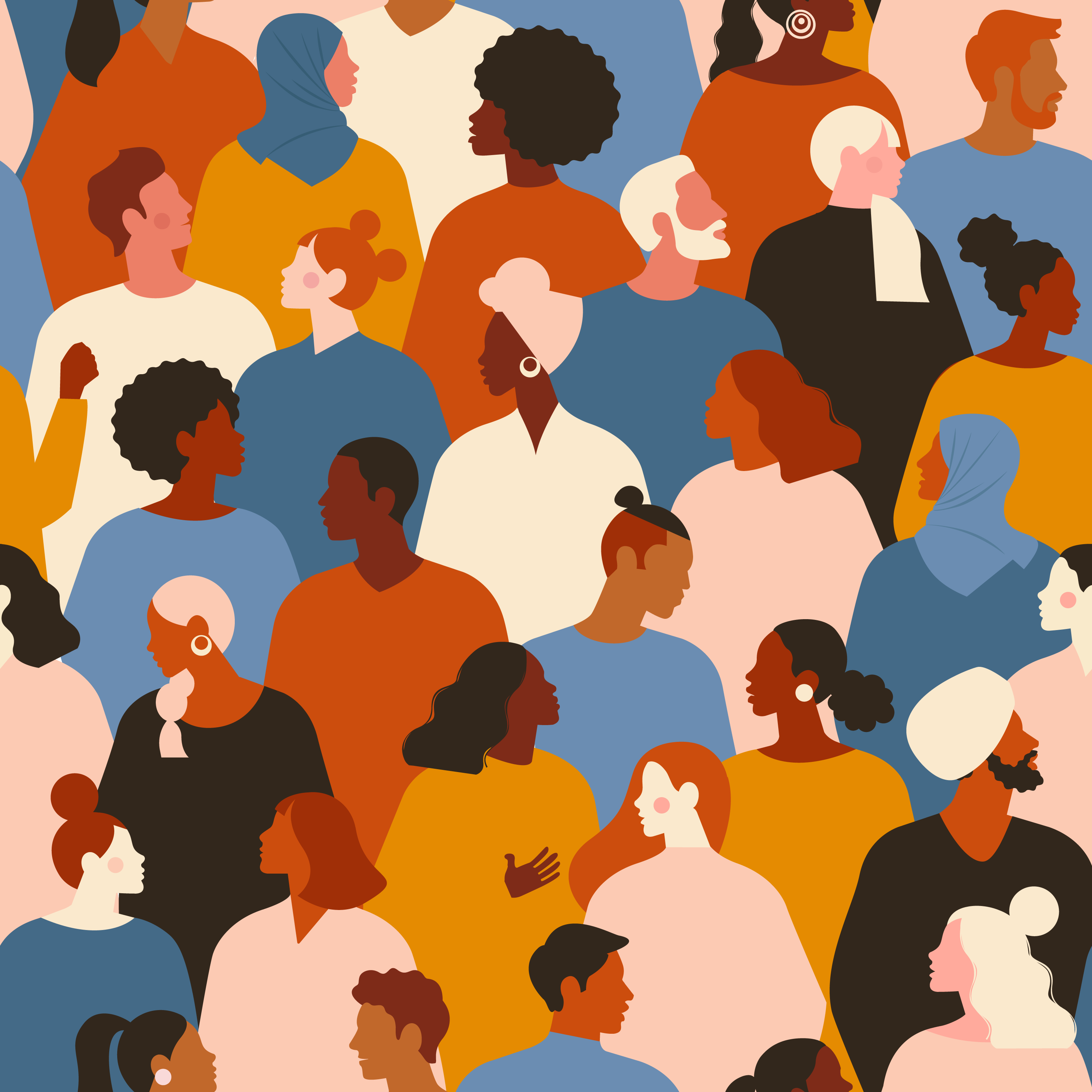 Image of people of different races