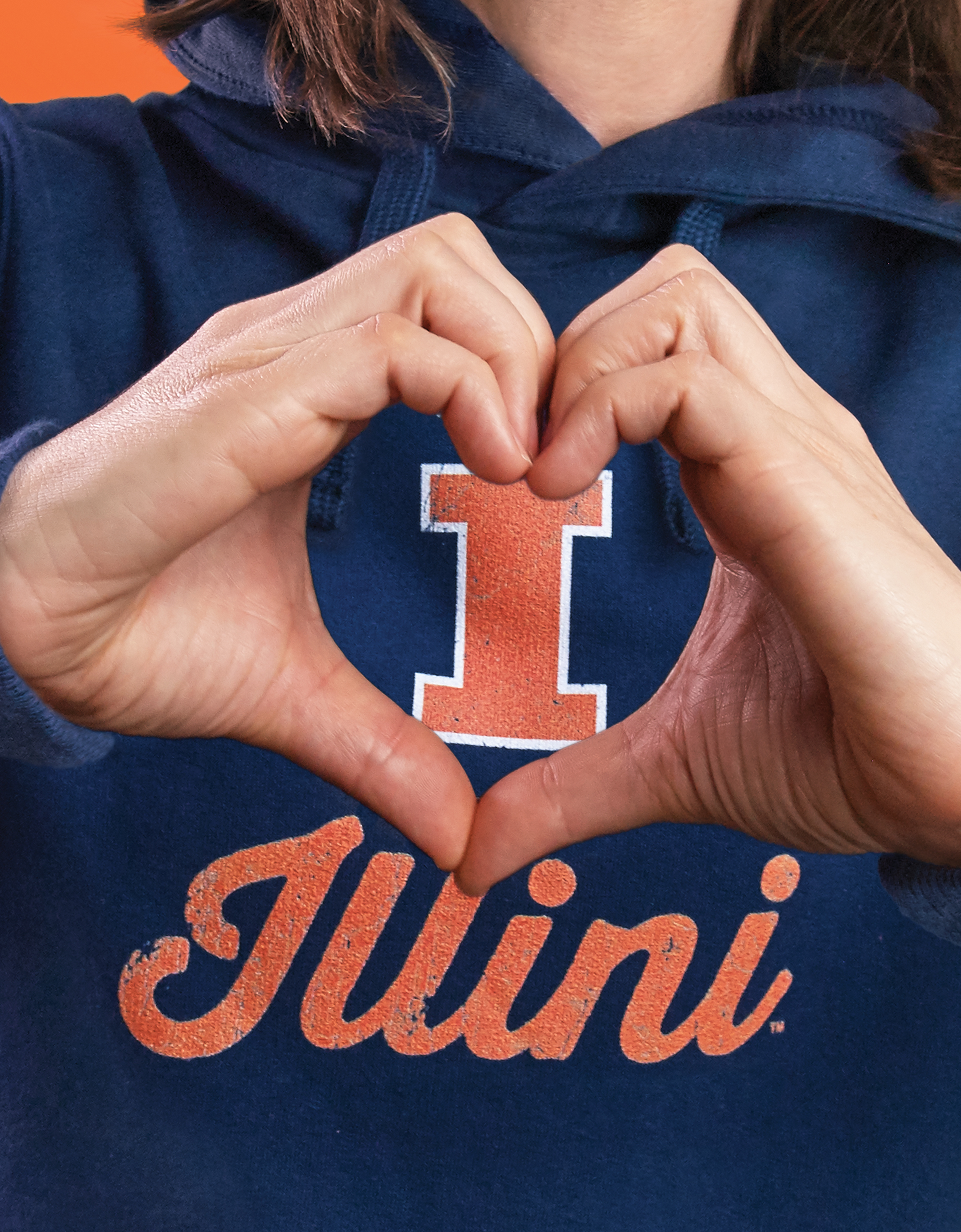 Heart emoji with the block I Illinois